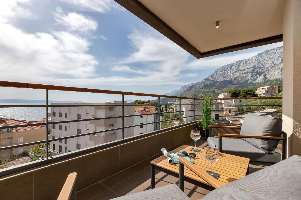 5-6 Luxury Apartments L&L Tucepi - 100M From The Beach - Makarska Exklusiv Exteriör bild