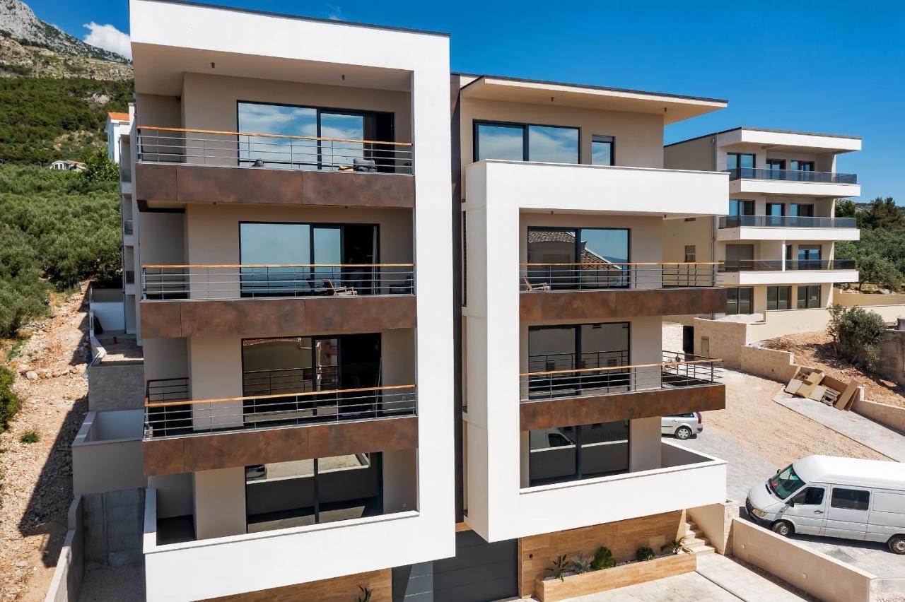 5-6 Luxury Apartments L&L Tucepi - 100M From The Beach - Makarska Exklusiv Exteriör bild